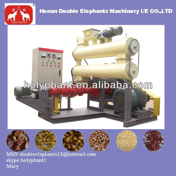 good quality popular factory price single screw pet food extruding machine