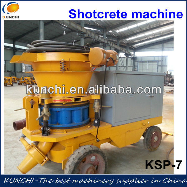 Good quality PZ series most popular dry and wet type shotcrete machine with best price