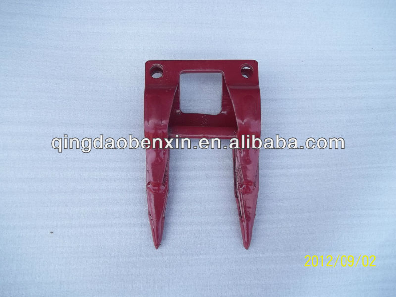 good qualtity 65Mn steel deep red durable thick cheap casting combine harvester blade