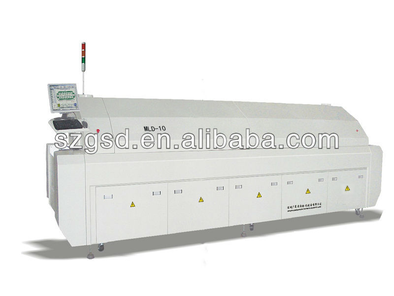 GSD-L10 large size Automatic shenzhen smt soldering machine cost,the most professional machinery manufacturer