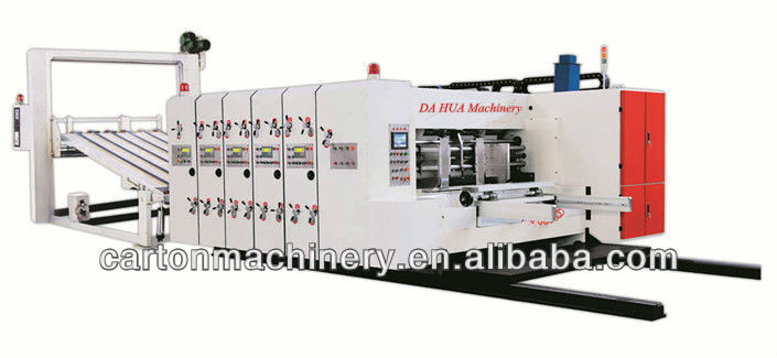 GSYK Series high speed flexo printer slotter&die-cutter machine with stacker