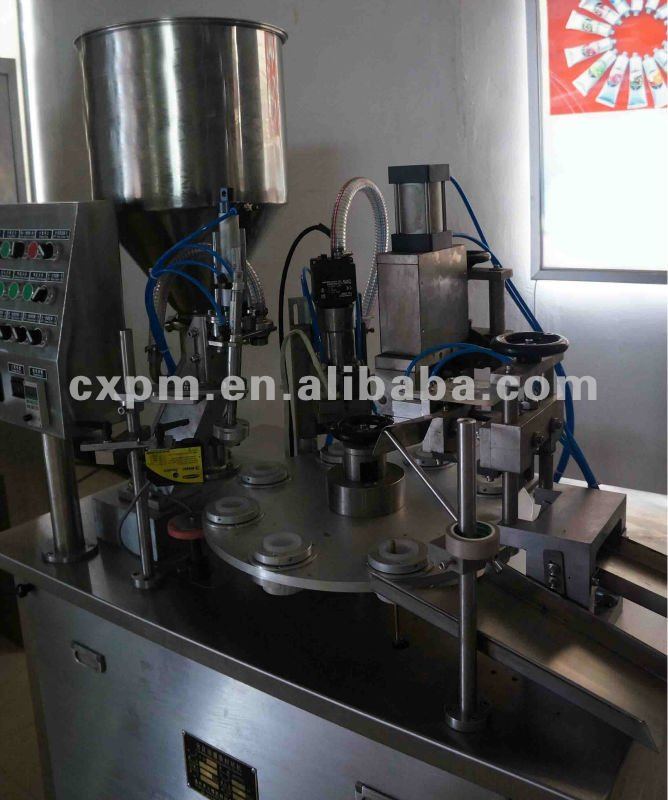 Guangzhou CX semi-automatic plastic pipe filling and sealing machine
