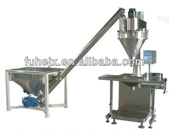 guangzhou fuhe packaging machinery FHG-500F milk powder flour manual dry powder filling machine for bottle or bag 50-10000g