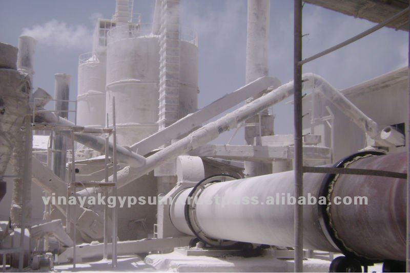 Gypsum rotary calciner 50 MT Per day for India