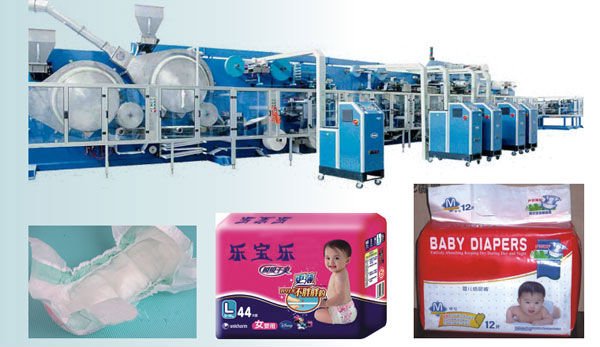 HC-DP-FS Automatic Baby Diaper manufacturing machine