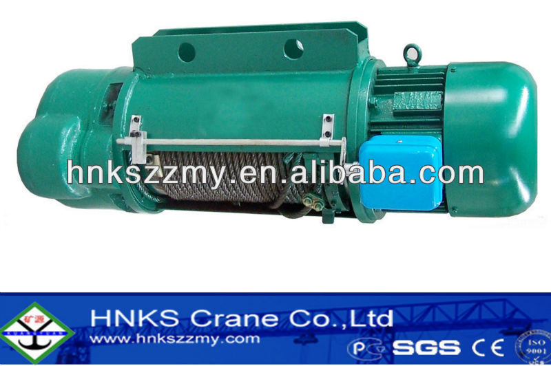 HC Model 16T Wire Rope Electric Hoist Mounted on Crane for factory