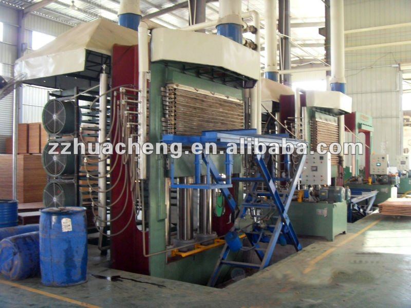 HCN-400-750T 16 layers frame type wood pressing machinery/ wood working machine