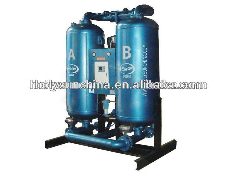 Heated adsorption compressed air dryer