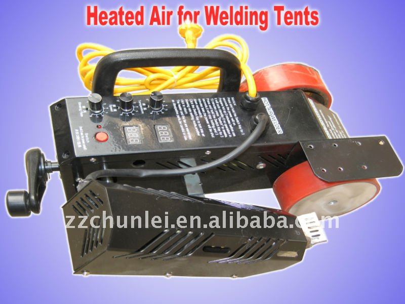 heated air welding machien for tarpaulins