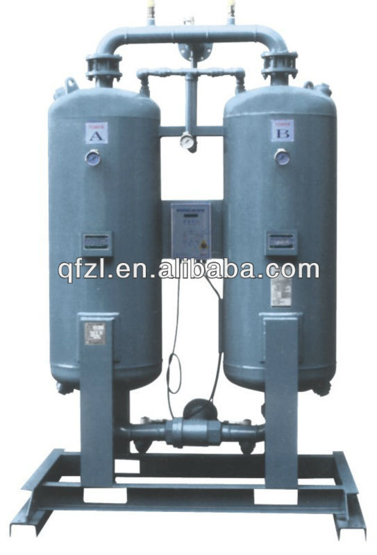 Heatless regenerative absorbent type dryer