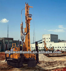 Heavy Duty Portalbe Crawler Water Well Drill Rig With Capacity Drill to 200m