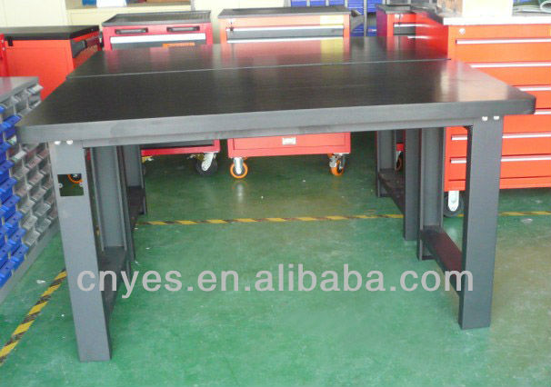 Heavy duty workshop workbench