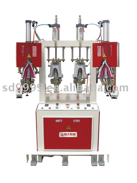 Heel Setting Machine- Double Cooler (air bag)- Double Heater (glue mode)