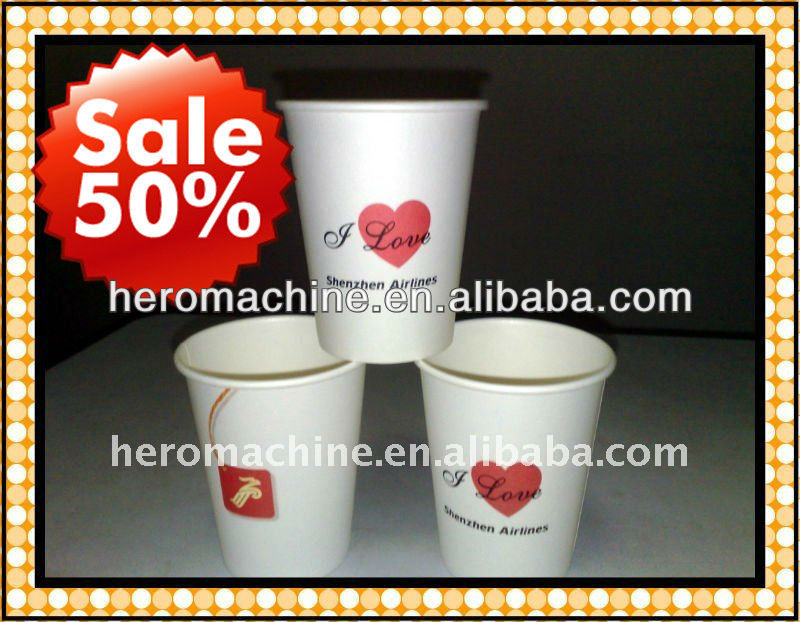 HERO BRAND SINGLE Doulbe Coat PE Paper Cup Machine