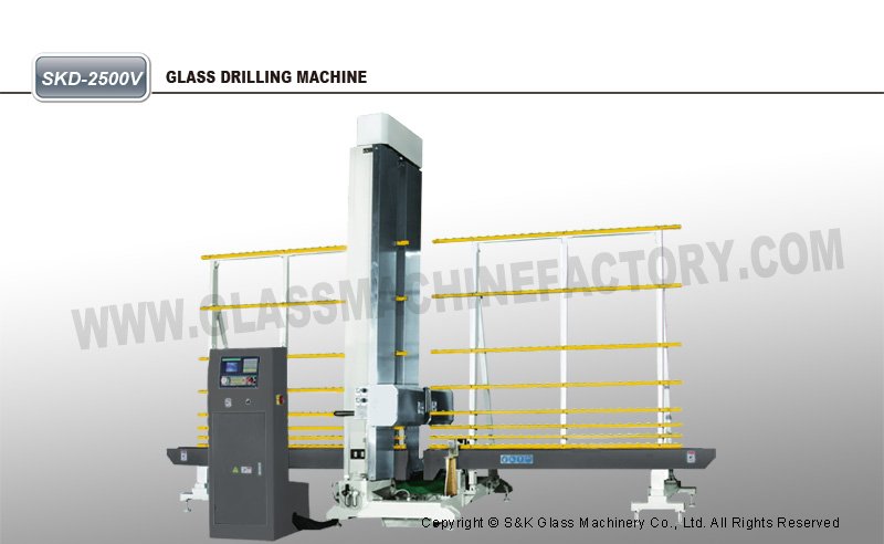 High Accuracy Vertical Glass Drilling Machine