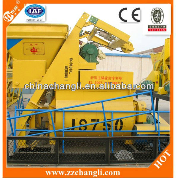 high capacity JS750 concrete mixer machine