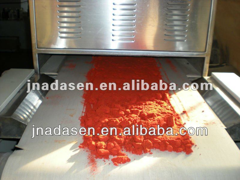 High Efficiency Continuous type microwave spice drying machine