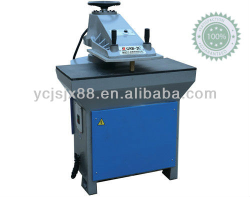 high efficiency hydraulic rocker rubber cutting machine