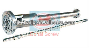 High grade bimetallic screw and barrel for pet