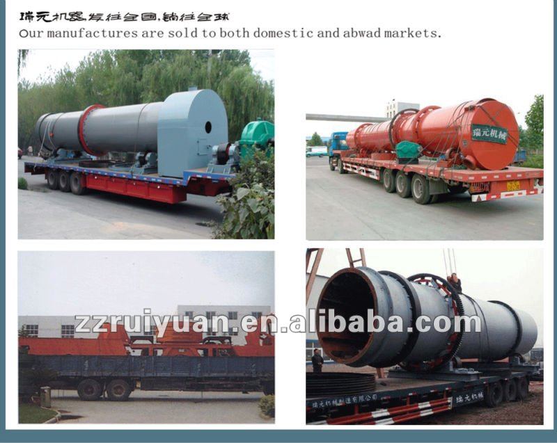 High handling Capacity Clay/Slag/Coal Drum Dryer