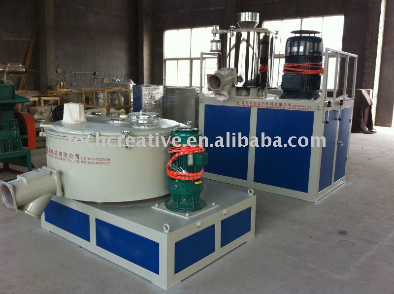 high heating/cooling plastic mixer unit