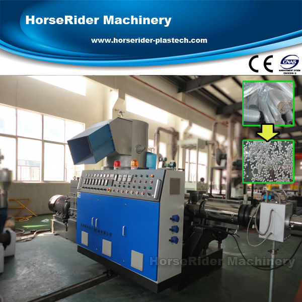 High output PP PE film pelletizing machine / PE film granulating machine