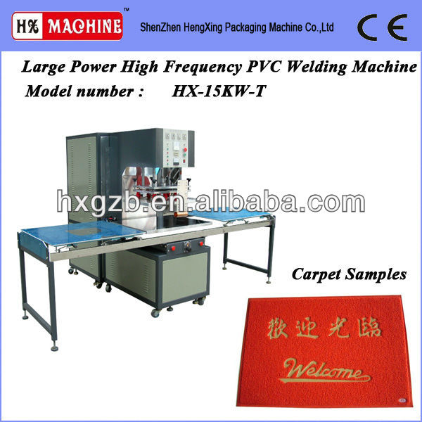 High Power High Frequency Plastic Weld Machine for Carpet PVC product