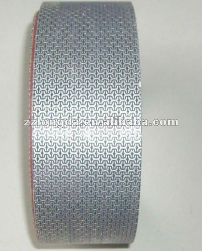 High precision diamond sanding belts for glass