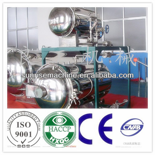 High pressure autoclave for canned food/glass bottle