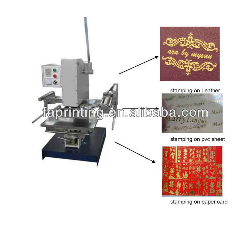 High Pressure Flat Hot Foil Printer for metal, wood,plastic FA-W-270