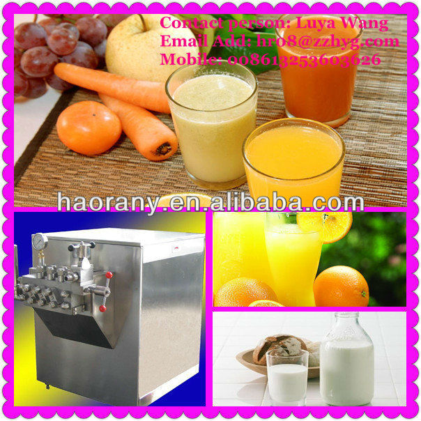High Pressure Fruit Juice Homogenizer with stainless steel