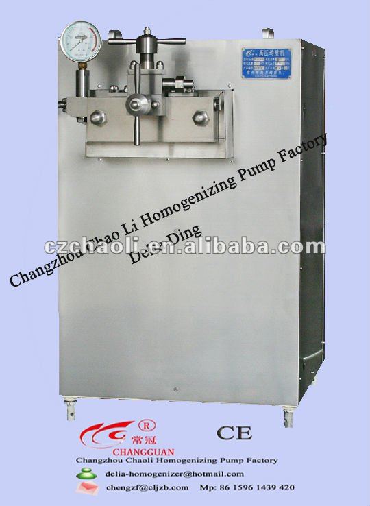 high pressure homogeniser