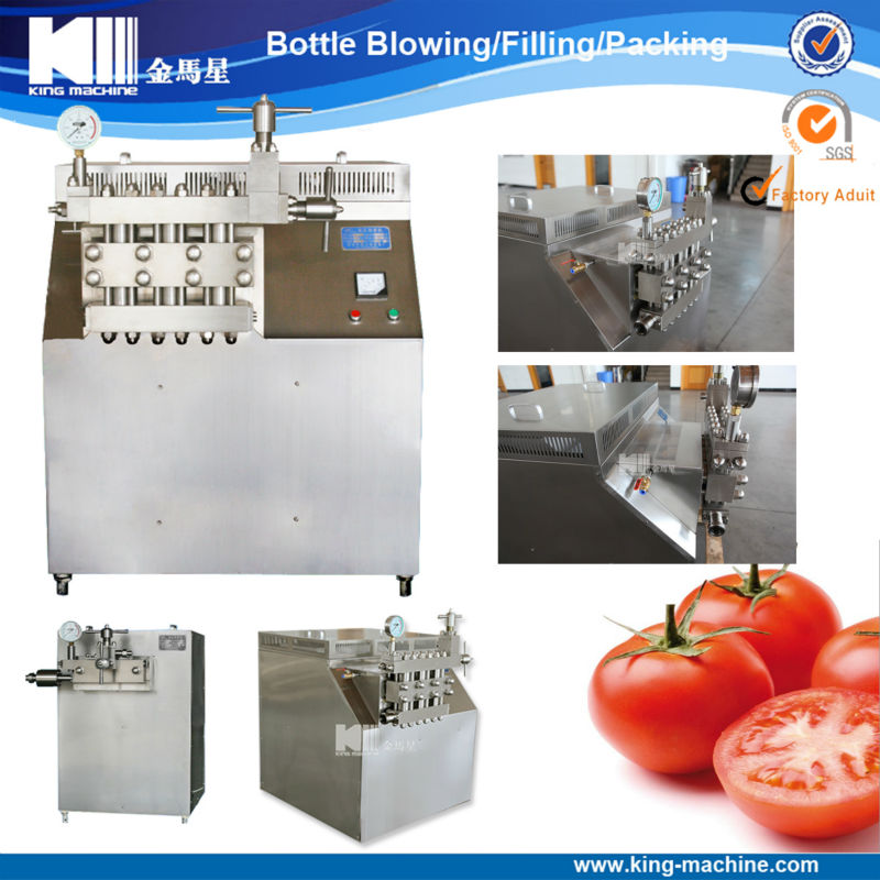 High Pressure Homogenizer Equipment For Juice / Milk / Tea