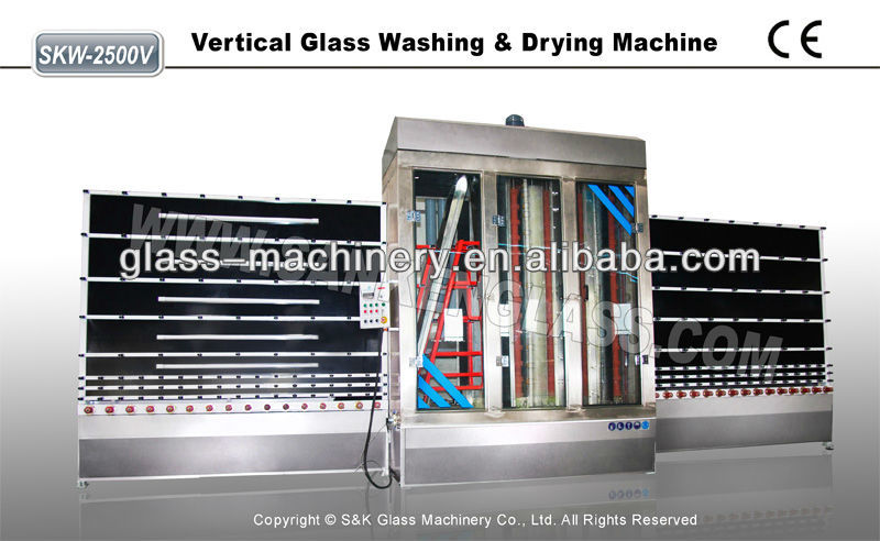 High Pressure Wind System Glass Washing Machine