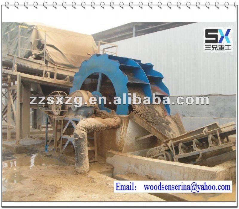 High processing capacity mining washing plants