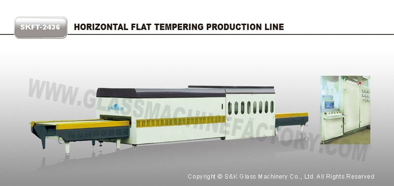 High Production SKFT-2436 Flat Glass Tempering Machine