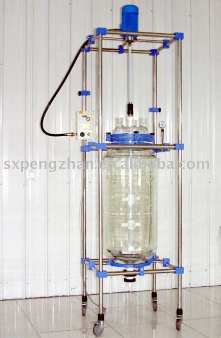 High quality 100L jacketed glass reactor