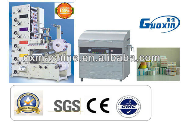 High quality adhesive label print machine