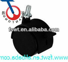 High Quality Black Screw Polyurethane Caster Wheel