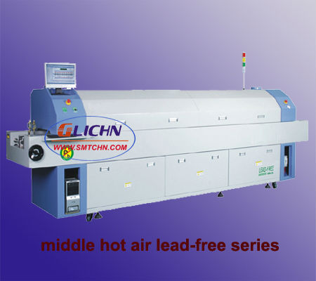 high quality chain guide and mesh belt smt reflow oven MR series