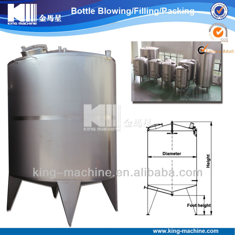 High Quality Food Stage Finished Water Tank / Container