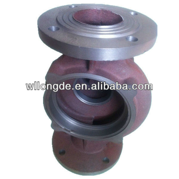 high quality iron machining parts-pump parts pump head