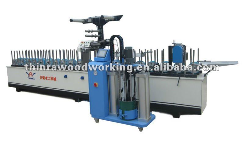 High quality pur hot melt profile wrapping machine