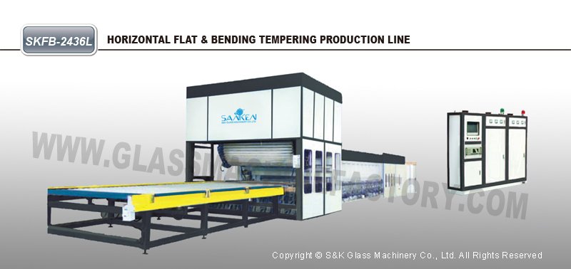 High Quality SKFB-2436W Curving Glass Tempering Machine