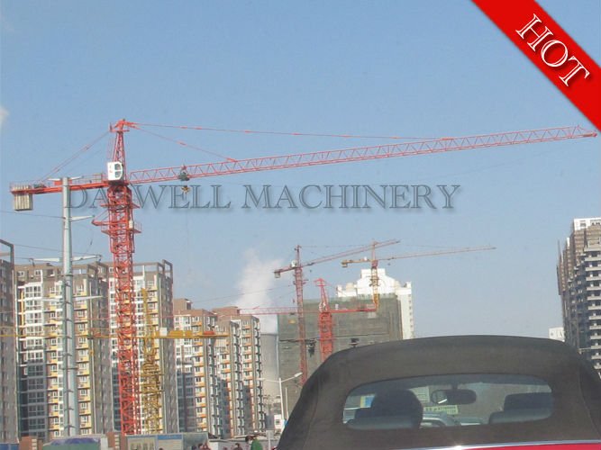 High safety coefficient types of tower crane QTZ100(TC6013-8)
