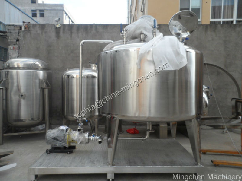 High Shear Mixing Tank Electric Heating Stainless Steel liquid Mixing Tank price(TUV/ISO9001/SGS certificate)