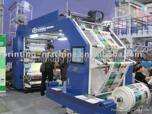 High Speed 4 Colors Film Flexographic Printing Machine