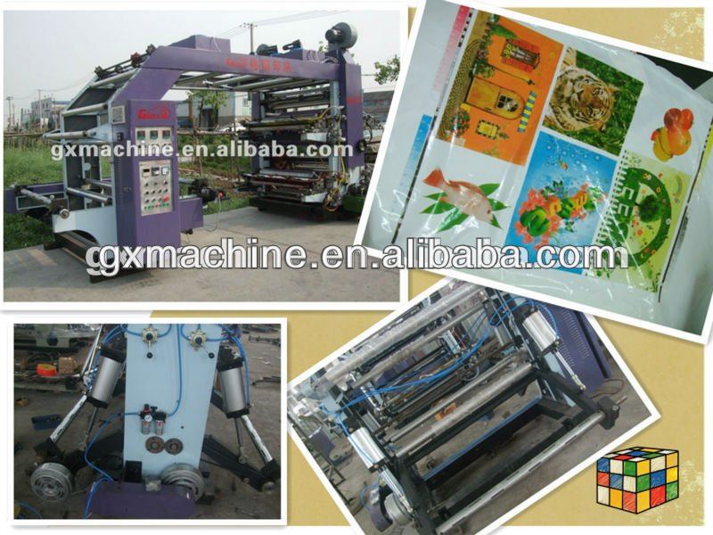 High Speed 4 Colour Flexographic Printing Machine