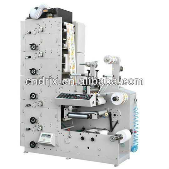 High Speed Adhesive tape flexographic label printing machine