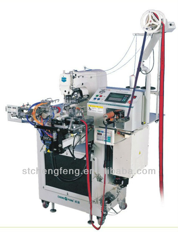 High speed automatic sewing elastic band tape cutting machine